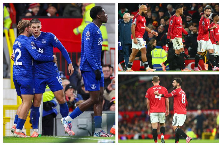 Toffees end Red Devils' unbeaten run