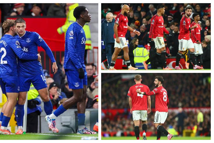 Toffees end Red Devils' unbeaten run
