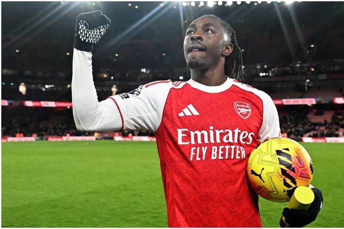 Ex-Super Eagles target Eberechi Eze reacts after hat-trick heroics vs Spurs