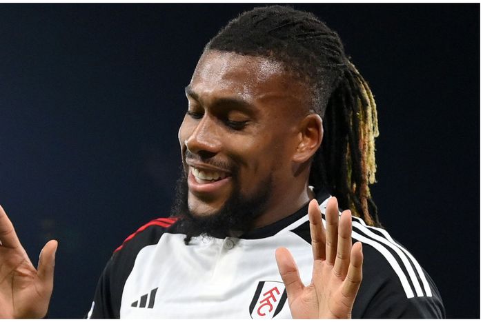 Nigeria's Iwobi celebrates a good day at the office with Fulham.