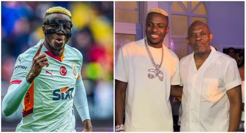 Victor Osimhen joins Davido, Wizkid, Burna Boy at Tony Elumelu's all-white party