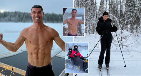 Cristiano Ronaldo and Georgina Rodriguez share ‘cold’ snaps from family Christmas trip