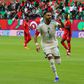 Riyad Mahrez celebrating his goal for Algeria || Image credit: Imago
