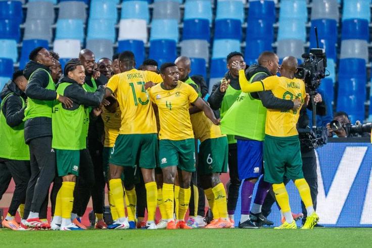Bafana Bafana. South Africa vs Egypt.