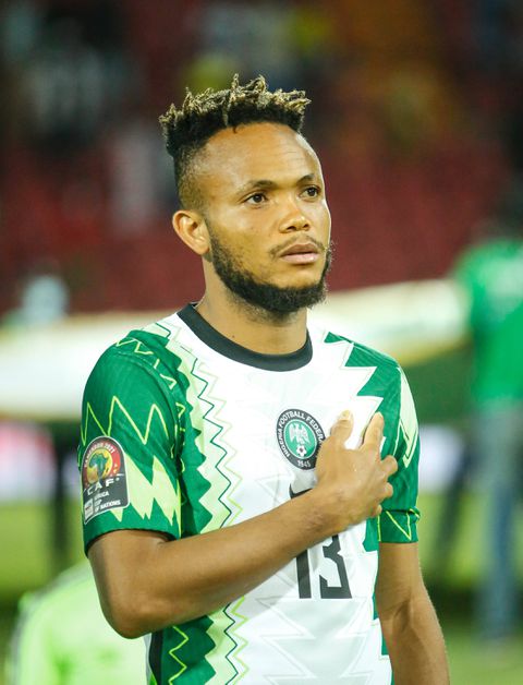 Chidera Ejuke for the Super Eagles