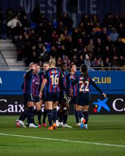 Watch Asisat Oshoala score 3 goals for Barcelona in 7-0 win against Las Planas