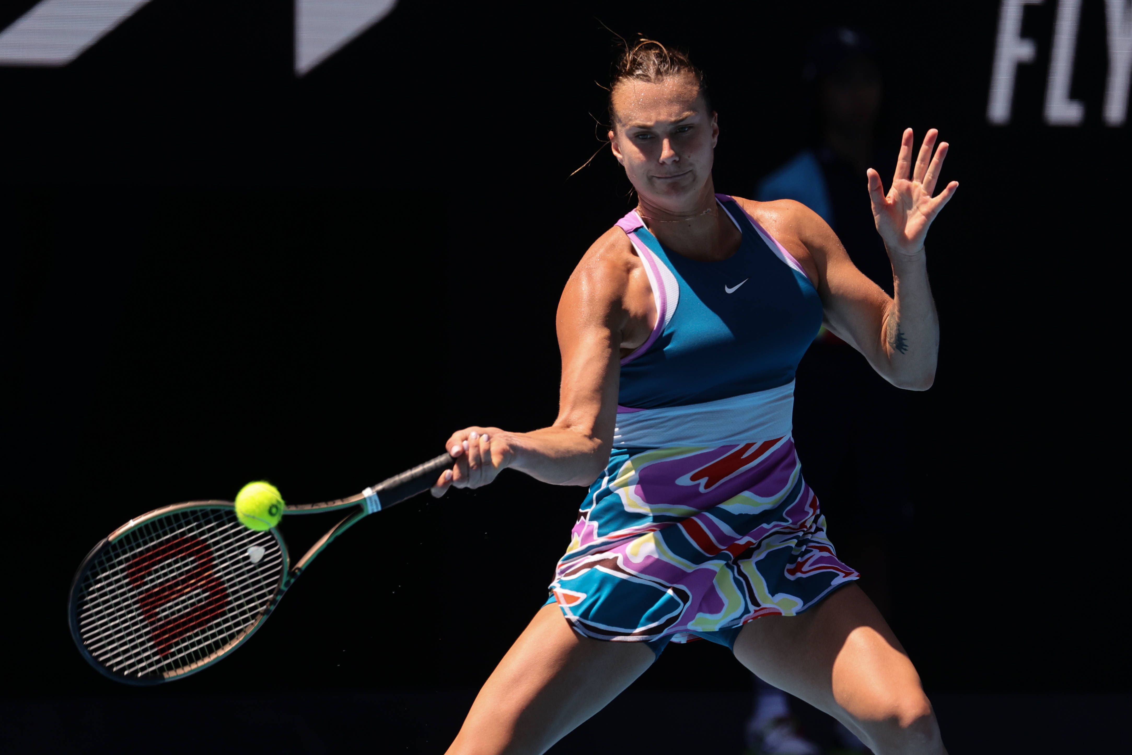 Aryna Sabalenka reaches first career Indian Wells semifinals, faces Sakkari for a final spot