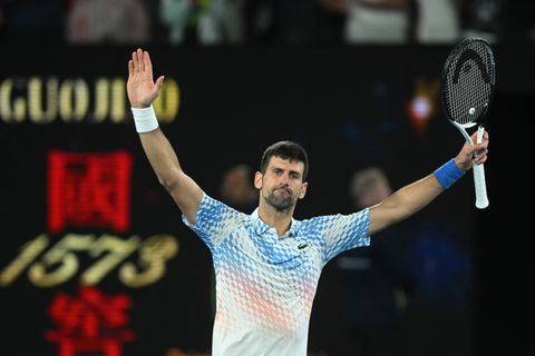 Djokovic equals Agassi’s record as he continues quest for 22nd major title