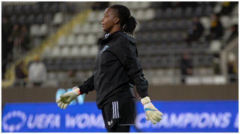 Super Falcons goalkeeper Chiamaka Nnadozie saves 5th penalty in 8 UWCL matches