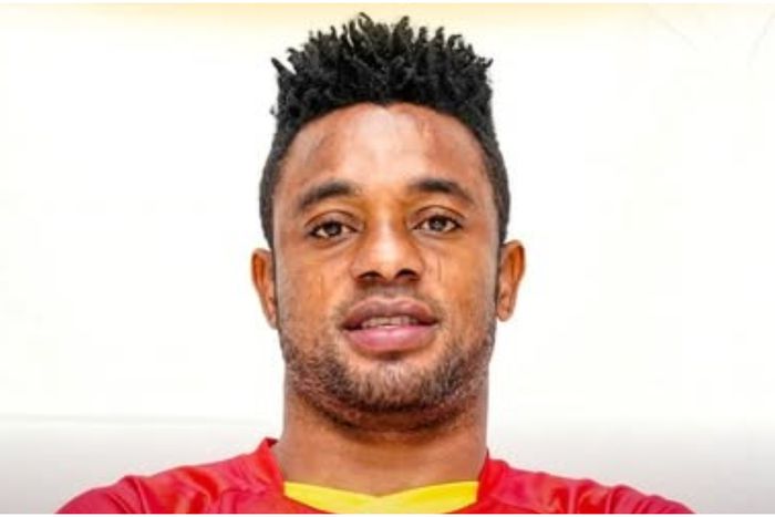 Nigerian goalkeeper Ojo Olorunleke.