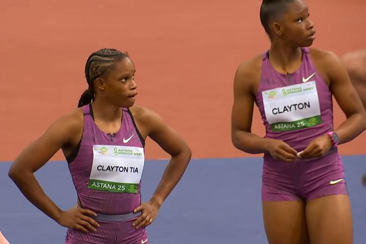 Tia Clayton marks indoor season with Meeting Record as Sada Williams also claims convincing victory in Astana