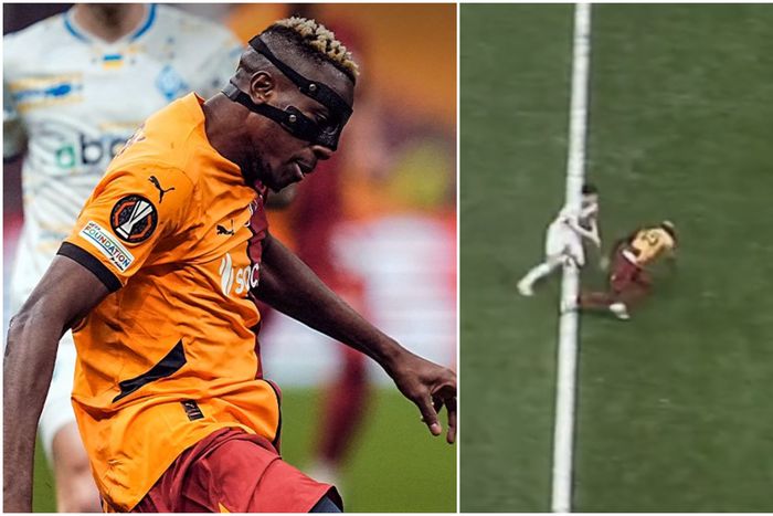 Victor Osimhen with another good outing for Galatasaray in the Europa League.