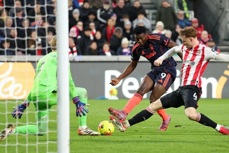 Big Taiwo is back: Awoniyi ends 384-day goal drought with solo stunner as Super Eagles stars inspire Forest win
