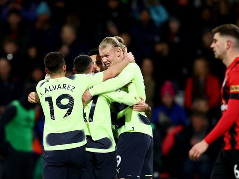 City demolish Bournemouth to close gap on Arsenal