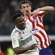 Vinicius was kept quiet against Atletico Madrid