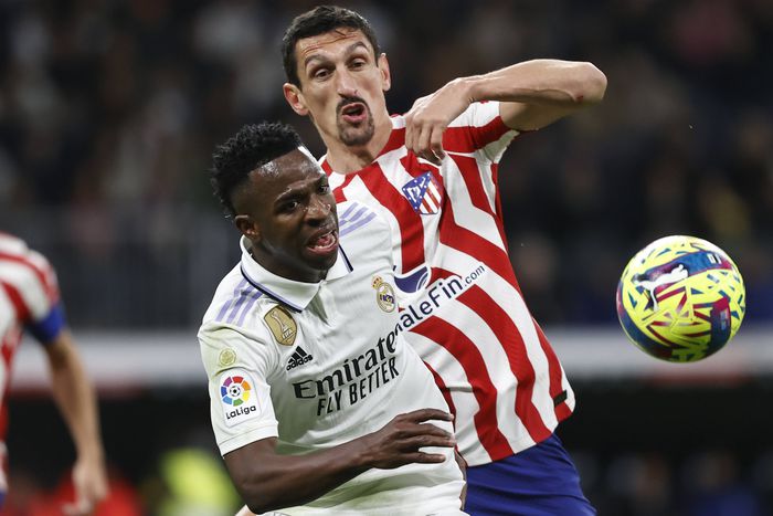 Vinicius was kept quiet against Atletico Madrid