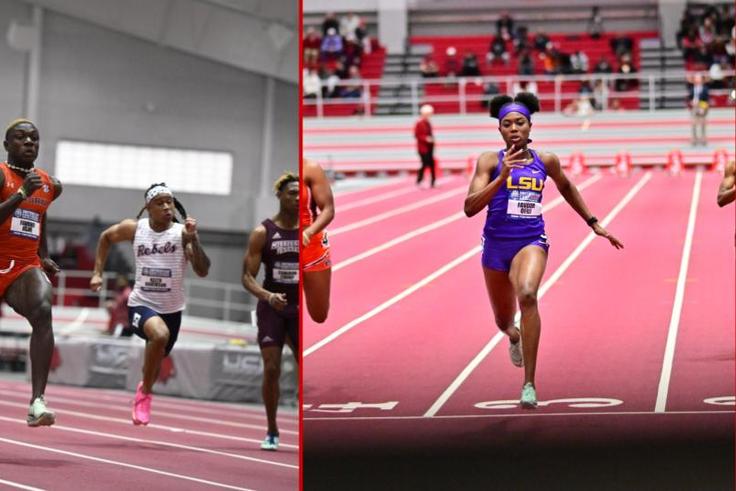 Ashe and Ofili cruise to 60m final, Brume also makes the final list at SEC Indoor Championships