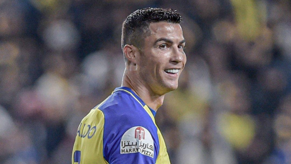 Al Nassr Coach reaction to Cristiano Ronaldo Free kick goal Vs Damac 