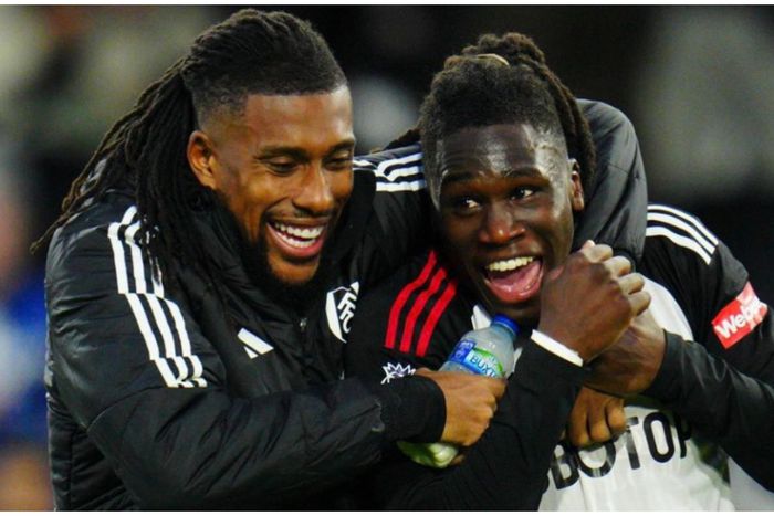 Alex Iwobi and Calvin Basser savor their excellent outing against Manchester United.