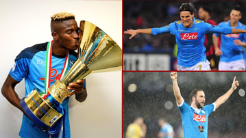 Napoli fans vote Osimhen ahead of Higuain and Cavani