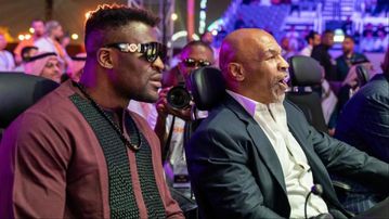 Francis Ngannou vs Anthony Joshua: Cameroon MMA star in Saudi Arabia with Mike Tyson to fight Nigerian boxer