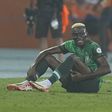 Victor Osimhen during the AFCON 2023 final against Ivory Coast