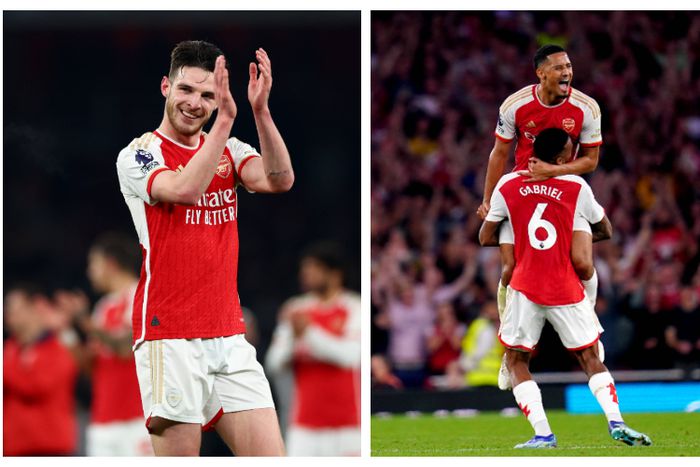 Declan Rice stunned by Gabriel and Saliba's quality