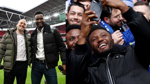 Liverpool fans mock Mikel Obi for Super Eagles' AFCON loss and Chelsea's League Cup defeat