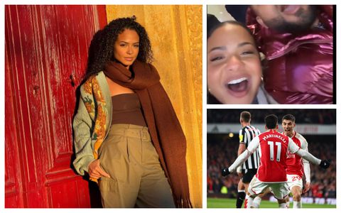 'I am a good luck charm' - American singer Christina Milian takes credit for Arsenal's win at Newcastle