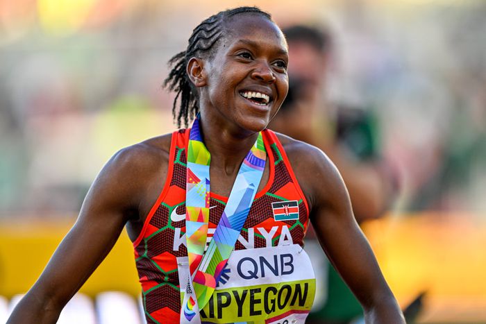 Faith Kipyegon at Sirikwa Classic Cross Country