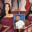 Raphael Onyedika: Beautiful girlfriend of Super Eagles star stuns in sultry lace ensemble