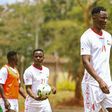 Michael Olunga training with Harambee Stars ahead of Iran friendly.