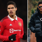 Manchester United star Raphaël Varane goes all black as he models for luxury fashion brand BOSS