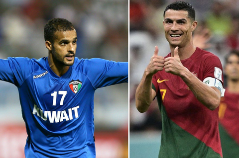 Cristiano Ronaldo sends 'classy' message to Bader Al Motawaa after breaking his world record