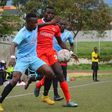 Kisumu All Stars in action against Shabana FC in an NSL match.