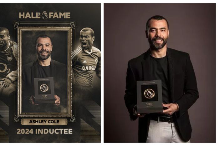 Ashley Cole in Premier League Hall of Fame Induction