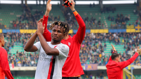 Super Eagles Samuel Chukwueze tagged AC Milan's 'Weak link' by popular journalist