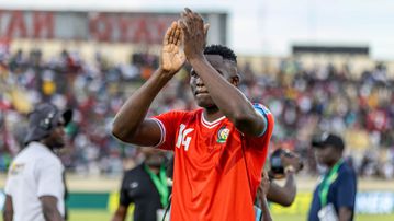 Michael Olunga pays tribute to Harambee Stars fans as he inches closer to breaking key record