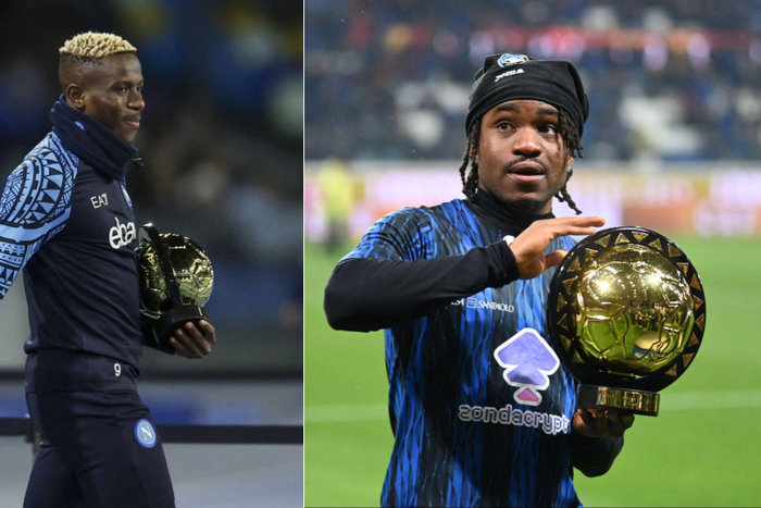 Victor Osimhen and Ademola Lookman are the last two winners of the CAF Awards || Image credit: Imago
