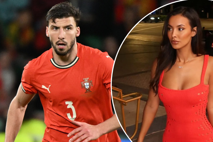 Ruben Dias and rumoured girlfriend Maya Jama party till past 3am after Portugal’s Nations League victory