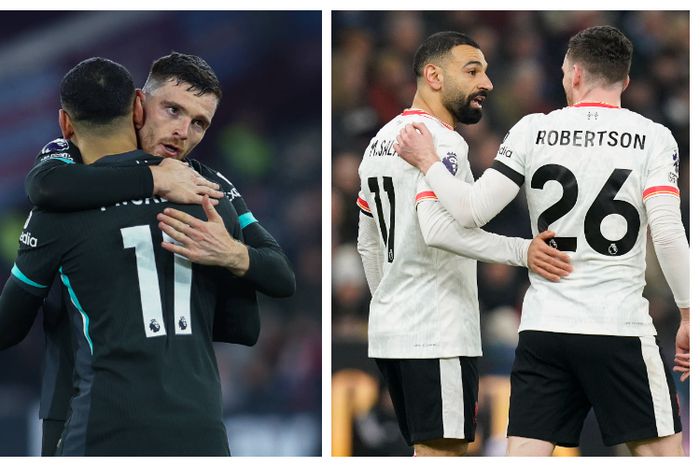 Robertson bids emotional farewell to Salah