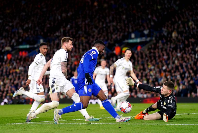 Iheanacho played a major role in Leicester City's 1-1 draw against Leeds United