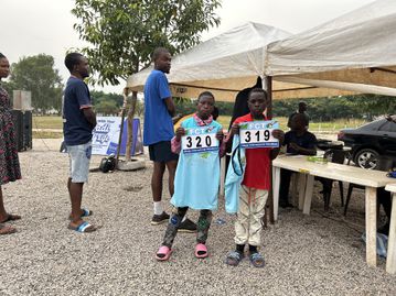 The diminutive duo, John and Dutse, have a tall dream to win the Abuja Marathon students' prize