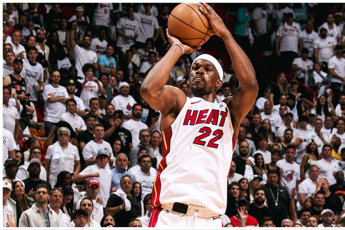 Jimmy Butler of the Miami Heat scored a franchise-record 56 points in Game 4 against the Milwaukee Bucks.