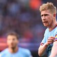 Manchester City's Kevin De Bruyne