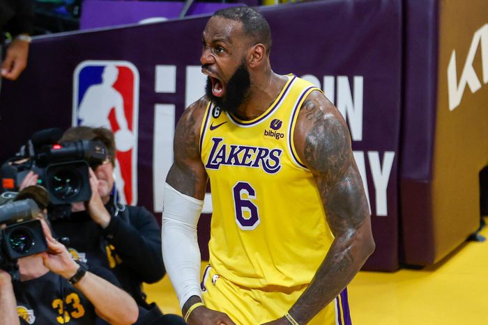 LeBron James of Los Angles Lakers