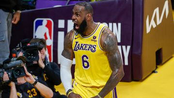 LeBron James stars in dramatic win for Lakers as Butler produces playoff record for Miami Heat