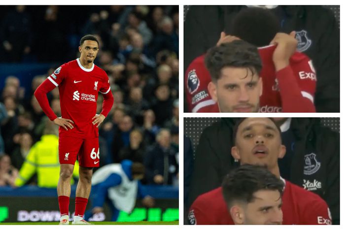 Alexander Arnold shows shocking reaction