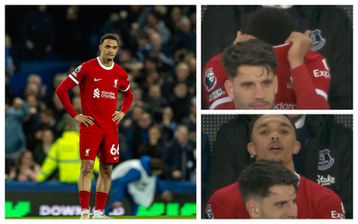 Alexander Arnold shows shocking reaction to Liverpool’s title dent at Goodison Park