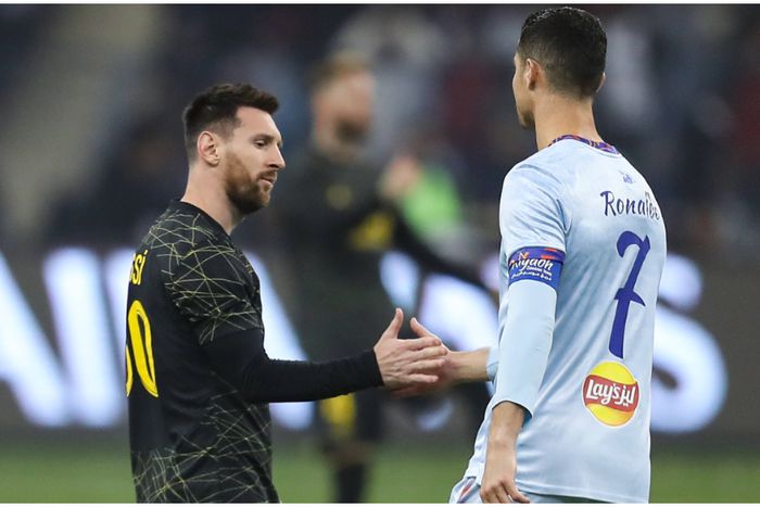 Lionel Messi and Cristiano Ronaldo.